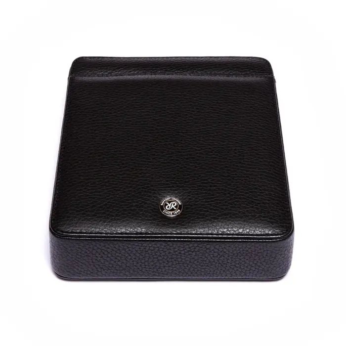 rapport 2 piece watch slipcase berkeley black d170 01 Watch Winders, Watch Boxes & Watch Safes Rapport 2 Piece Watch Slipcase Berkeley Black D170