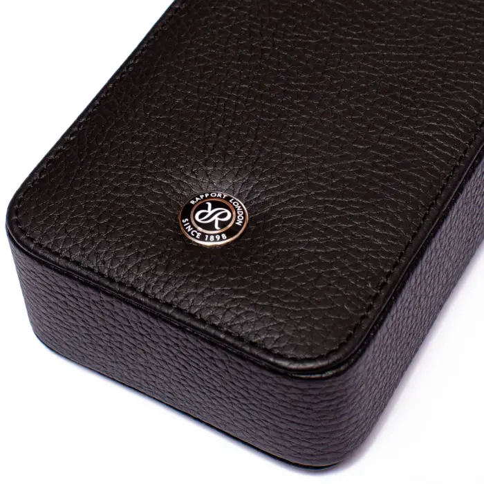 rapport single watch slipcase berkeley black d160 01 Watch Winders, Watch Boxes & Watch Safes Rapport Single Watch Slipcase Berkeley Black D160