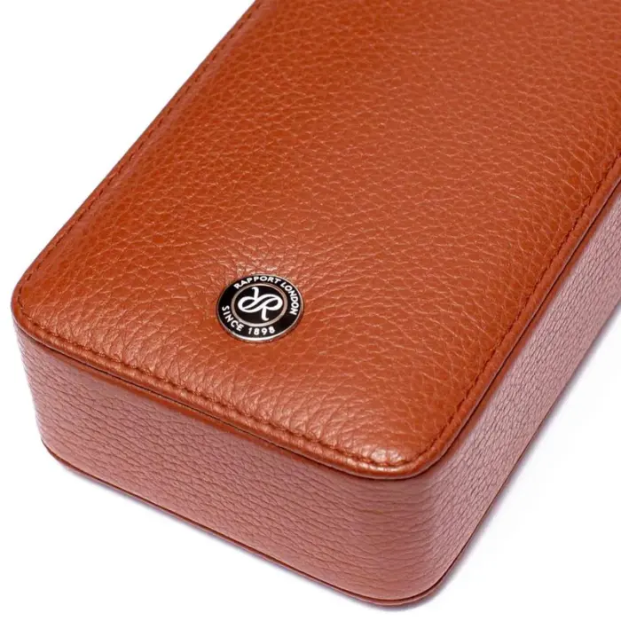 rapport single watch slipcase berkeley brown tan d161 05 Watch Winders, Watch Boxes & Watch Safes Rapport Single Watch Slipcase Berkeley Brown Tan D161