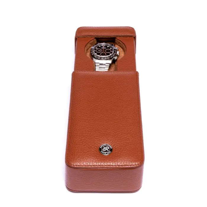 rapport single watch slipcase berkeley brown tan d161 Watch Winders, Watch Boxes & Watch Safes Rapport Single Watch Slipcase Berkeley Brown Tan D161