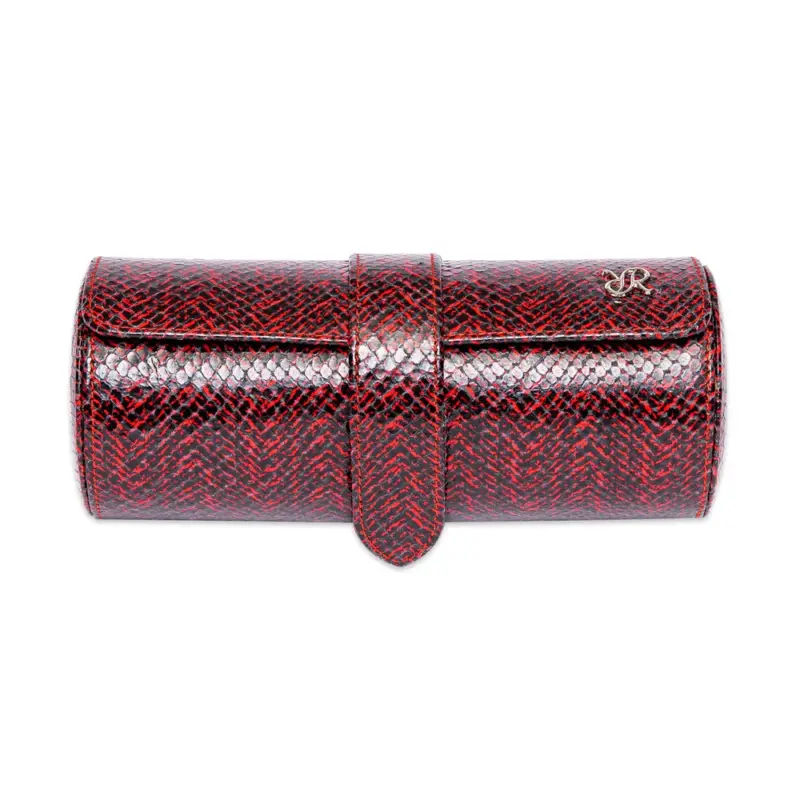 rapport three watch roll marlow red d149 Watch Winders, Watch Boxes & Watch Safes Watch Winders, Watch Boxes & Watch Safes