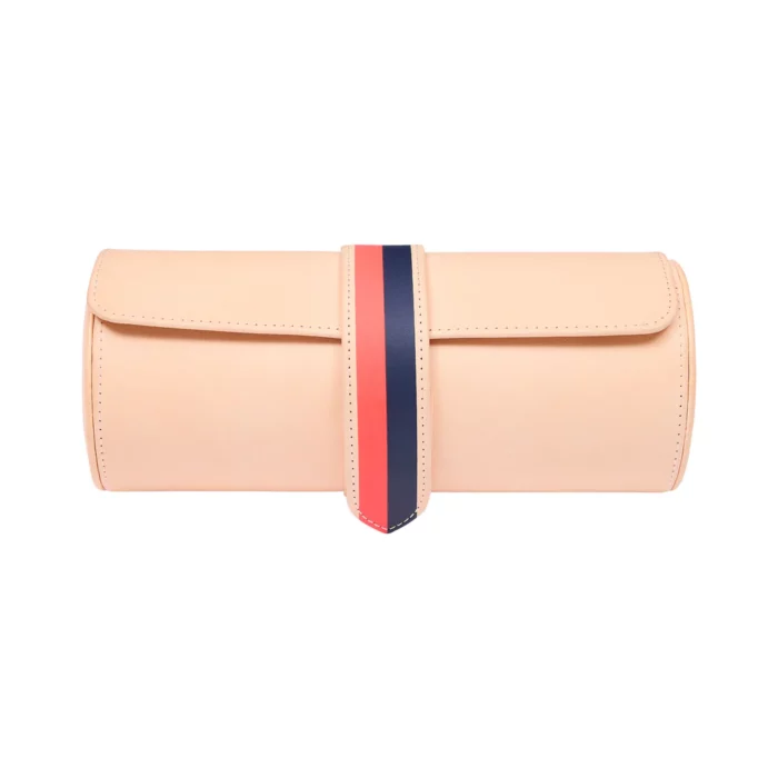 rapport x la californienne triple watch roll red navy cnr01 Watch Winders, Watch Boxes & Watch Safes Rapport x La Californienne Triple Watch Roll Red/Navy CNR01