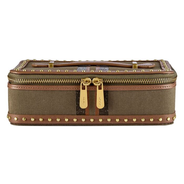 wolf travel zip jewellery case ida khaki Watch Winders, Watch Boxes & Watch Safes WOLF Travel Zip Jewellery Case Ida Khaki
