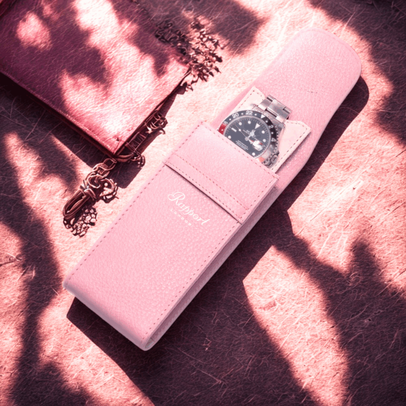 rapport portobello watch pouch pink Watch Winders, Watch Boxes & Watch Safes Watch Winders, Watch Boxes & Watch Safes