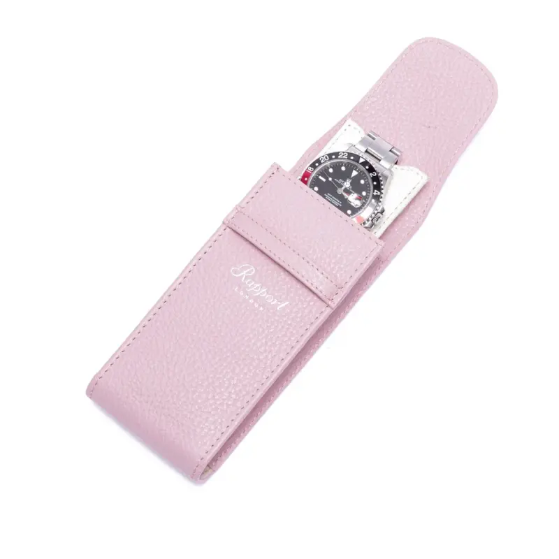 rapport single watch pouch portobello pink Watch Winders, Watch Boxes & Watch Safes Watch Winders, Watch Boxes & Watch Safes