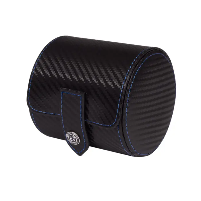 rapport single watch roll carbon black 02 Watch Winders, Watch Boxes & Watch Safes Rapport Single Watch Roll Carbon Black