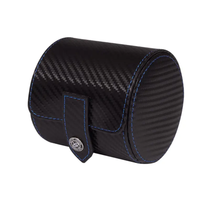 rapport single watch roll carbon black 02 Watch Winders, Watch Boxes & Watch Safes Rapport Single Watch Roll Carbon Black