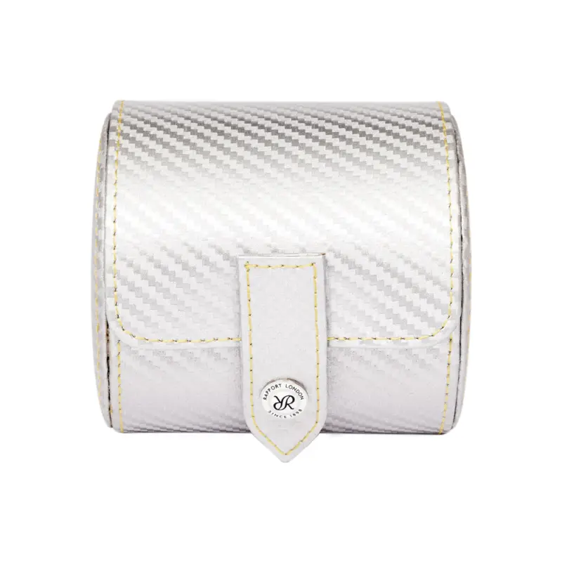 rapport single watch roll carbon silver Watch Winders, Watch Boxes & Watch Safes Watch Winders, Watch Boxes & Watch Safes