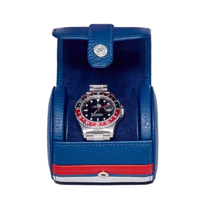 rapport single watch roll greenwich 00 Watch Winders, Watch Boxes & Watch Safes Rapport Single Watch Roll Greenwich