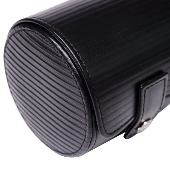 rapport single watch roll nova black detail Watch Winders, Watch Boxes & Watch Safes Rapport Single Watch Roll Nova Black