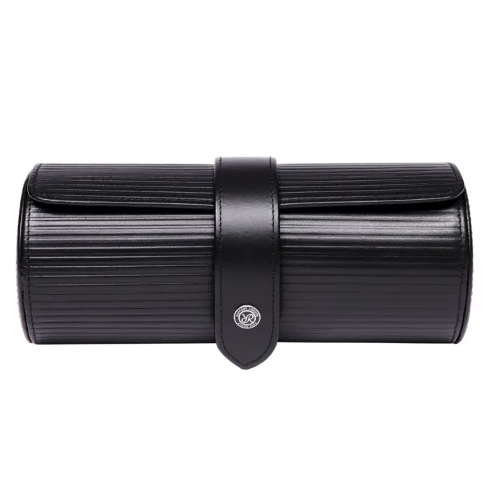 rapport three watch roll nova black Watch Winders, Watch Boxes & Watch Safes Rapport Three Watch Roll Nova Black