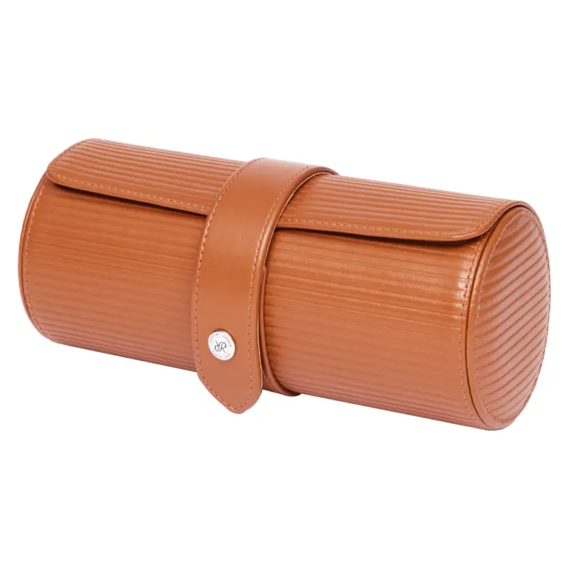 rapport three watch roll nova tan 02 Watch Winders, Watch Boxes & Watch Safes Rapport Three Watch Roll Nova Tan