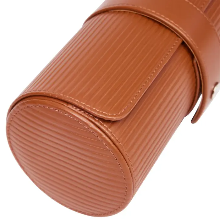 rapport three watch roll nova tan 03 Watch Winders, Watch Boxes & Watch Safes Rapport Three Watch Roll Nova Tan