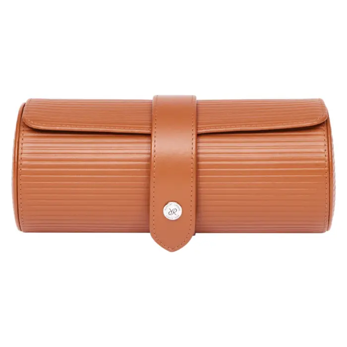 rapport three watch roll nova tan Watch Winders, Watch Boxes & Watch Safes Rapport Three Watch Roll Nova Tan