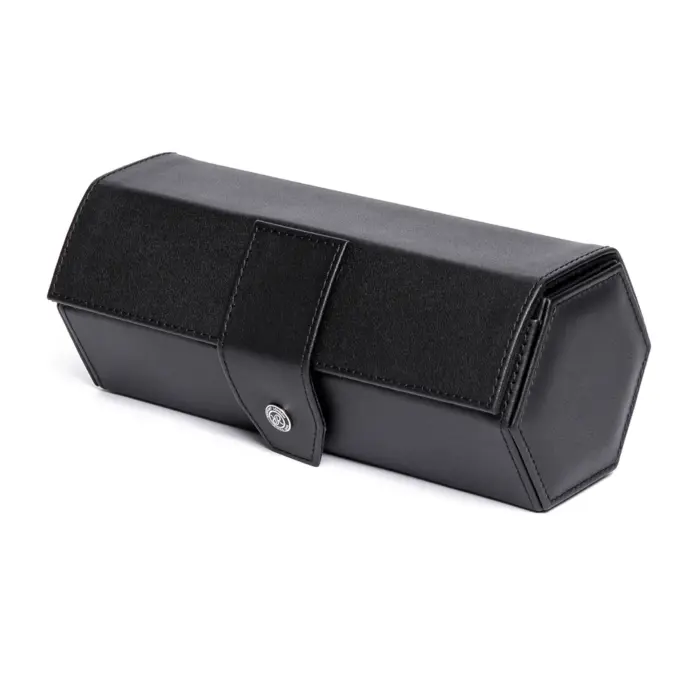 rapport three watch roll vantage black 01 Watch Winders, Watch Boxes & Watch Safes Rapport Three Watch Roll Vantage Black