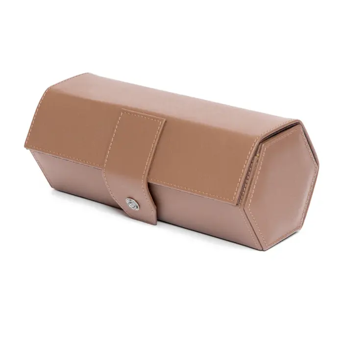 rapport three watch roll vantage brown 2 Watch Winders, Watch Boxes & Watch Safes Rapport Three Watch Roll Vantage Brown