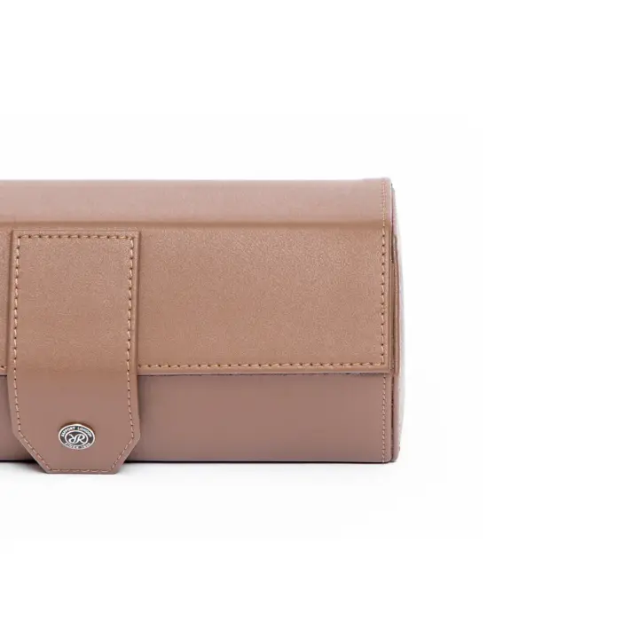 rapport three watch roll vantage brown 3 Watch Winders, Watch Boxes & Watch Safes Rapport Three Watch Roll Vantage Brown