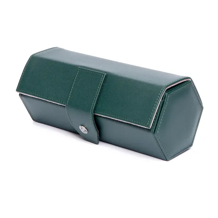 rapport three watch roll vantage green 03 Watch Winders, Watch Boxes & Watch Safes Rapport Three Watch Roll Vantage Green