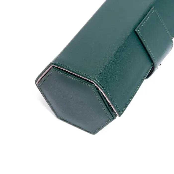 rapport three watch roll vantage green 05 Watch Winders, Watch Boxes & Watch Safes Rapport Three Watch Roll Vantage Green