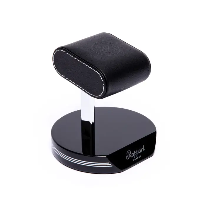 rapport watch stand formula black silver 01 Watch Winders, Watch Boxes & Watch Safes Rapport Watch Stand Formula Black Silver