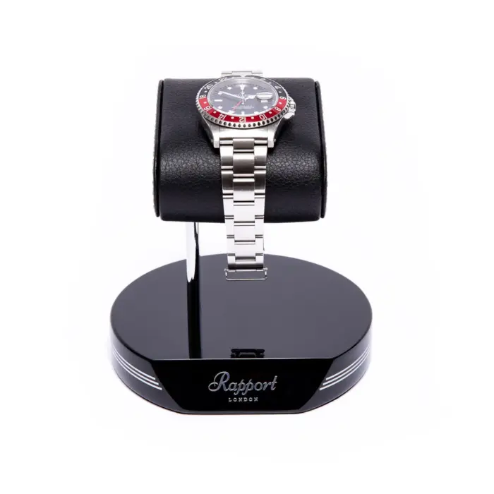 rapport watch stand formula black silver Watch Winders, Watch Boxes & Watch Safes Rapport Watch Stand Formula Black Silver