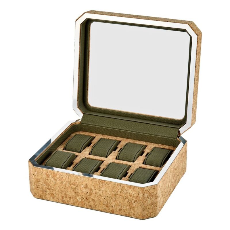 wolf 8 piece watch box cortica open Watch Winders, Watch Boxes & Watch Safes Watch Winders, Watch Boxes & Watch Safes