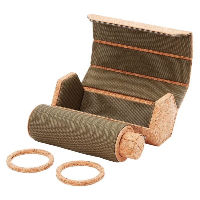 wolf cortica triple hexagon watch roll with capsule 0 Watch Winders, Watch Boxes & Watch Safes WOLF Cortica Triple Hexagon Watch Roll With Capsule