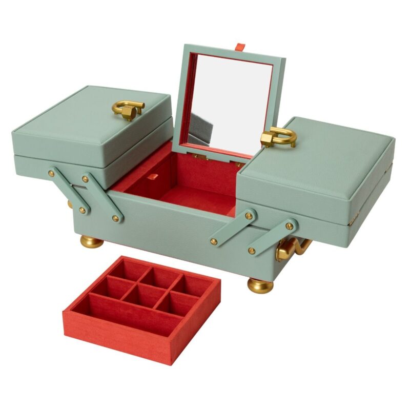 wolf jewelry box marla aaron baby everything box celadon 01 Watch Winders, Watch Boxes & Watch Safes Watch Winders, Watch Boxes & Watch Safes