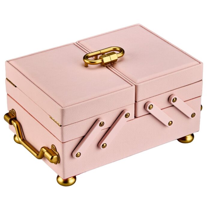 wolf jewelry box marla aaron baby everything box pink 00 Watch Winders, Watch Boxes & Watch Safes WOLF Jewelry Box Marla Aaron Baby Everything Box Pink