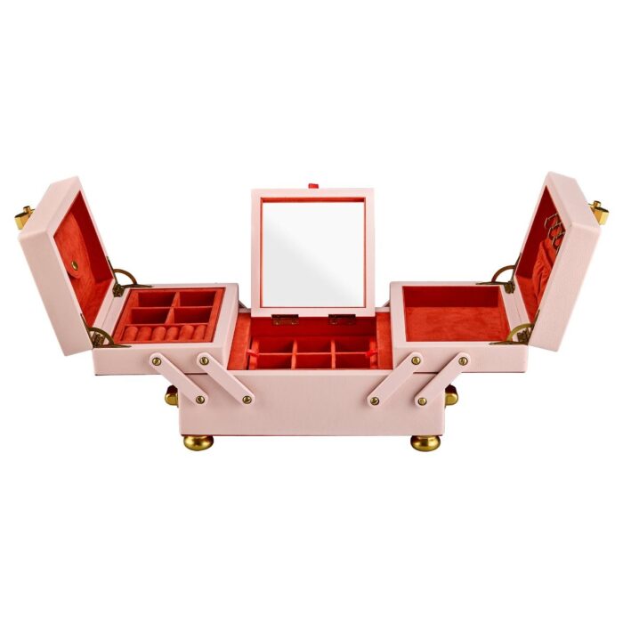 wolf jewelry box marla aaron baby everything box pink 02 Watch Winders, Watch Boxes & Watch Safes WOLF Jewelry Box Marla Aaron Baby Everything Box Pink