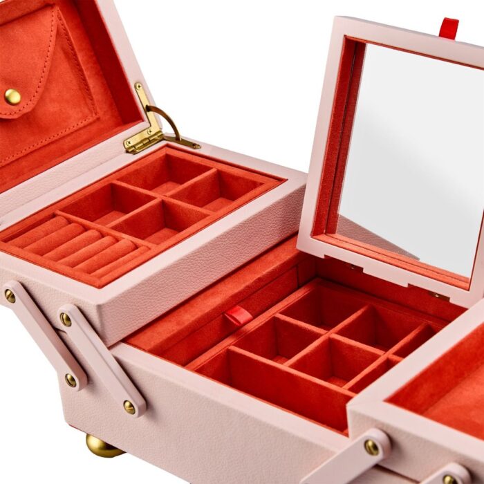 wolf jewelry box marla aaron baby everything box pink 03 Watch Winders, Watch Boxes & Watch Safes WOLF Jewelry Box Marla Aaron Baby Everything Box Pink