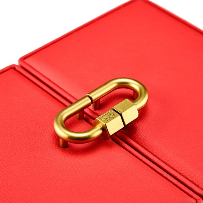 wolf jewelry box marla aaron baby everything box red detail2 Watch Winders, Watch Boxes & Watch Safes WOLF Jewelry Box Marla Aaron Baby Everything Box Red