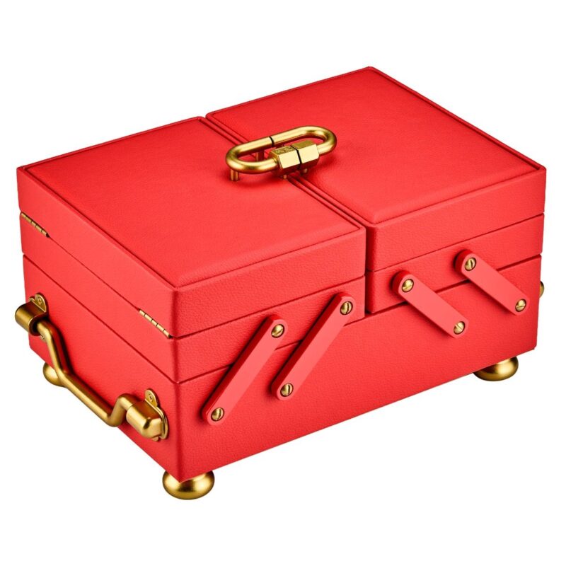wolf jewelry box marla aaron baby everything box red side Watch Winders, Watch Boxes & Watch Safes WOLF Jewelry Box Marla Aaron Baby Everything Box Red