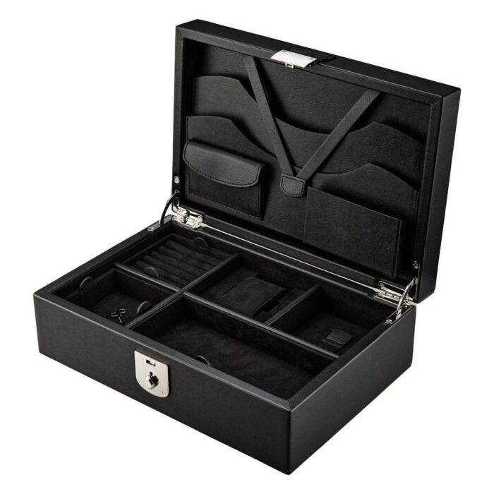 wolf philipp watch jewellery lifestyle box black 05 Watch Winders, Watch Boxes & Watch Safes WOLF Philipp Watch & Jewellery Lifestyle Box Black