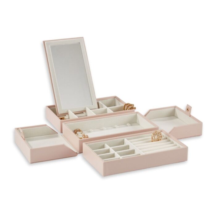 bey berk jewelry box ellie pink 00 Watch Winders, Watch Boxes & Watch Safes Bey Berk Jewelry Box Ellie Pink