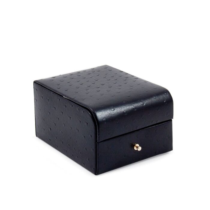 bey berk jewelry case with drawer black ostrich leather Watch Winders, Watch Boxes & Watch Safes Bey Berk Jewelry Case with Drawer Black Ostrich Leather