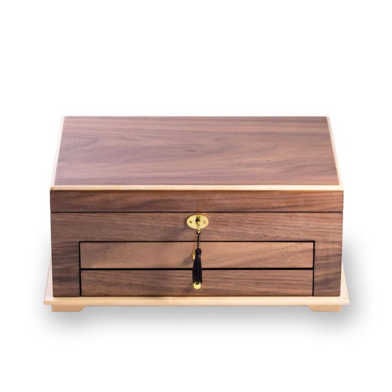 bey berk jewelry chest walnut lacquered wood Watch Winders, Watch Boxes & Watch Safes Watch Winders, Watch Boxes & Watch Safes