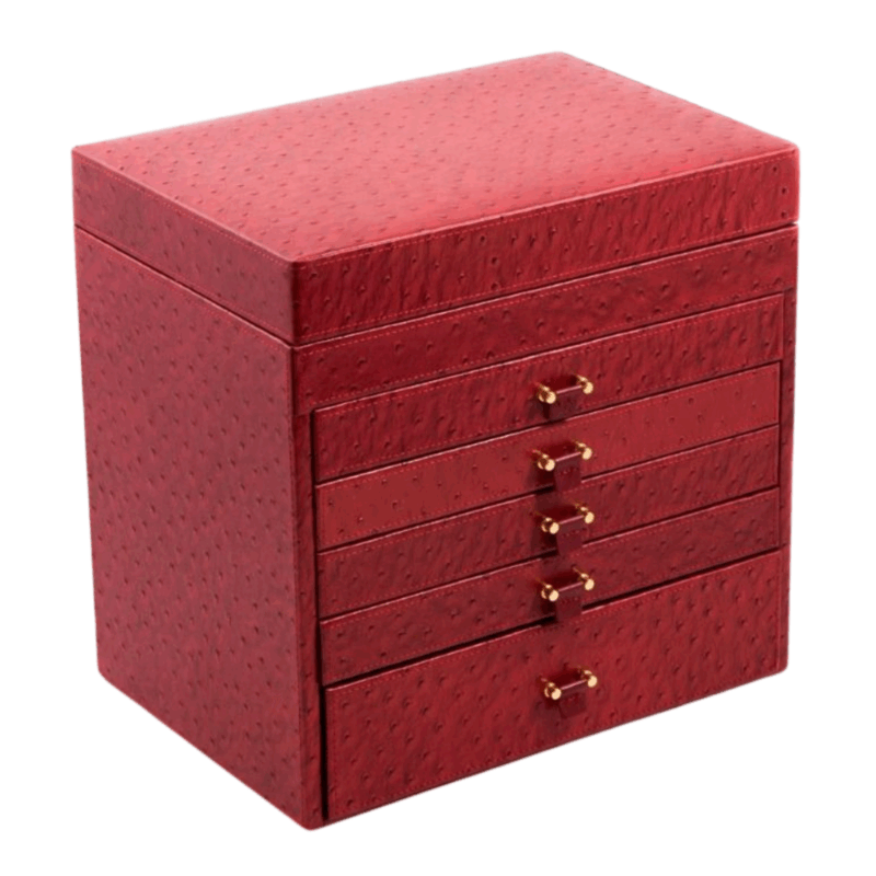 bey berk jewelry chest with removable travel case red leather Watch Winders, Watch Boxes & Watch Safes Watch Winders, Watch Boxes & Watch Safes