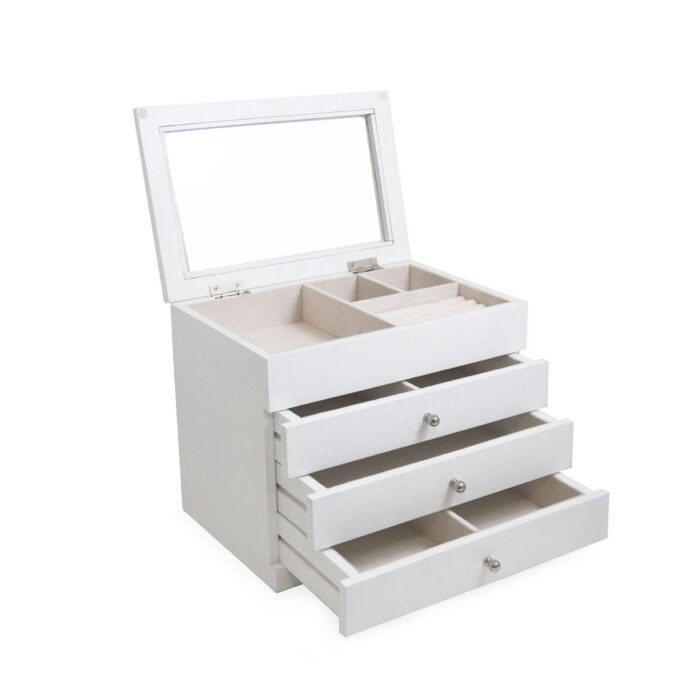 bey berk multi level jewelry box kelly 00 Watch Winders, Watch Boxes & Watch Safes Bey Berk Multi-Level Jewelry Box Kelly