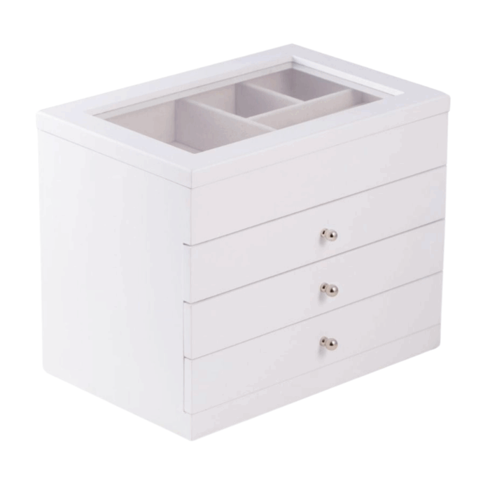 bey berk multi level jewelry box kelly 0000 Watch Winders, Watch Boxes & Watch Safes Bey Berk Multi-Level Jewelry Box Kelly