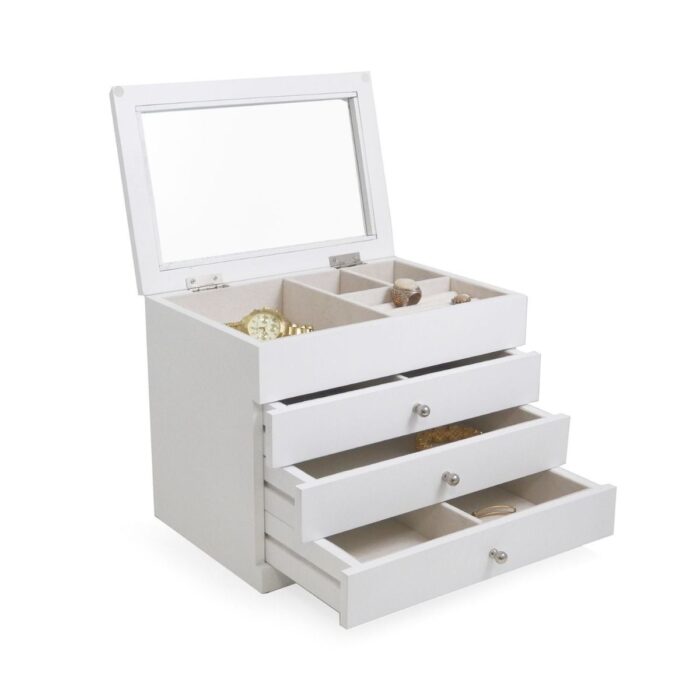 bey berk multi level jewelry box kelly 02 Watch Winders, Watch Boxes & Watch Safes Bey Berk Multi-Level Jewelry Box Kelly