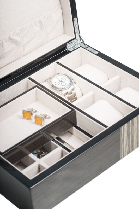 bey berk valet box jewelry box easton ash wood 0000 Watch Winders, Watch Boxes & Watch Safes Bey Berk Valet Box Jewelry Box Easton Ash Wood