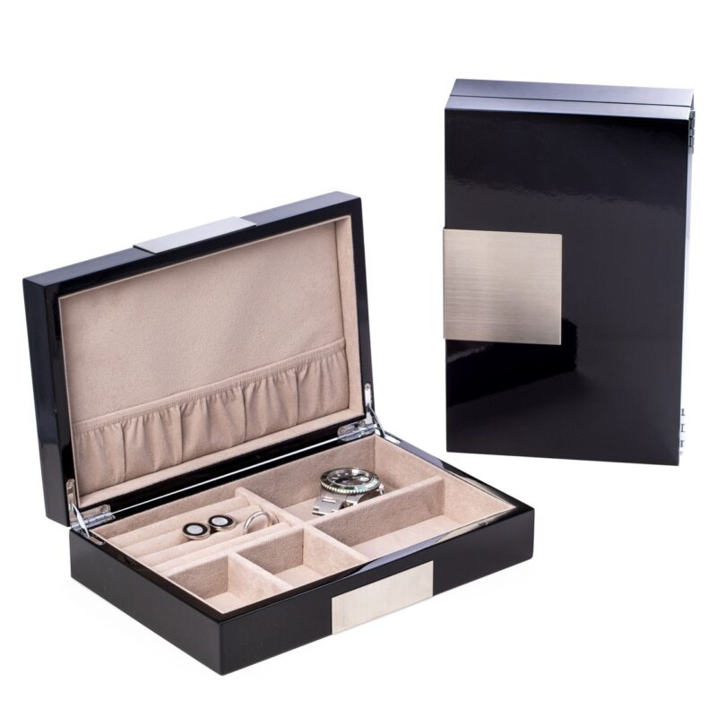 bey berk valet box jewelry box prince black 0 Watch Winders, Watch Boxes & Watch Safes Watch Winders, Watch Boxes & Watch Safes