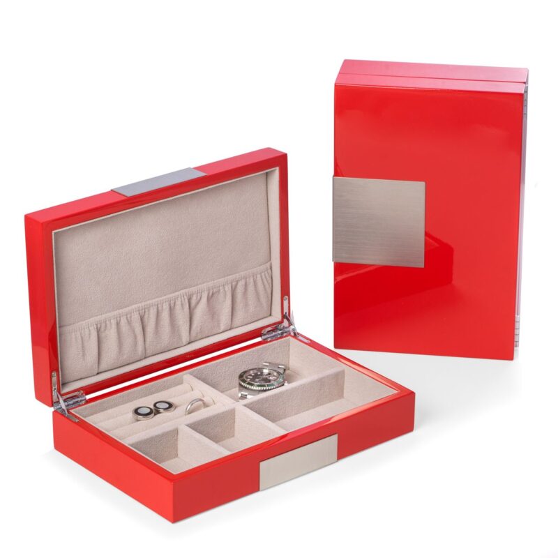 bey berk valet box jewelry box prince red Watch Winders, Watch Boxes & Watch Safes Bey Berk Valet Box Jewelry Box Prince Red