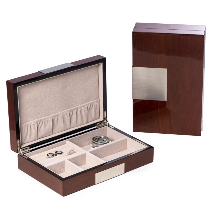 bey berk valet box jewelry box prince walnut brown Watch Winders, Watch Boxes & Watch Safes Bey Berk Valet Box Jewelry Box Prince Brown Walnut