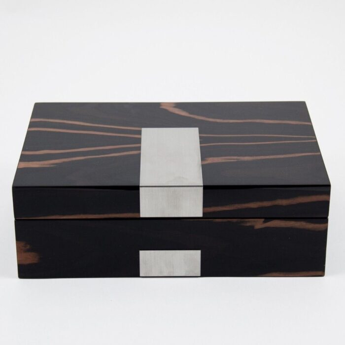 bey berk valet box with watch storage mateo ebony burl wood 03 Watch Winders, Watch Boxes & Watch Safes Bey Berk Valet Box with Watch Storage Mateo Ebony Burl Wood