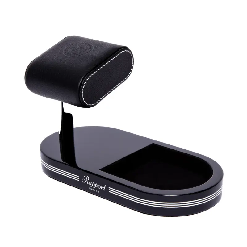 rapport watch stand with tray formula black silver 00 Watch Winders, Watch Boxes & Watch Safes Watch Winders, Watch Boxes & Watch Safes