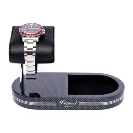 Rapport Watch Stand with Tray Formula Carbon Fibre