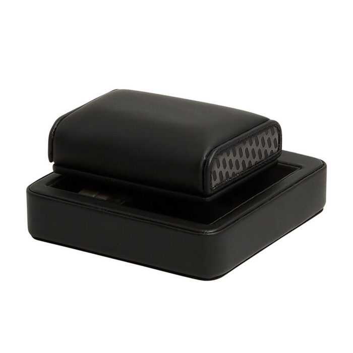 wolf single travel watch stand axis powder coat 03 Watch Winders, Watch Boxes & Watch Safes WOLF Single Travel Watch Stand Axis Powder Coat