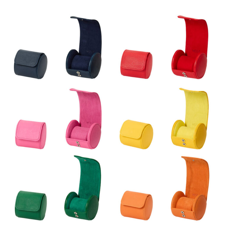 wolf single watch roll tutti frutti Watch Winders, Watch Boxes & Watch Safes WOLF Single Watch Roll Tutti Frutti Green